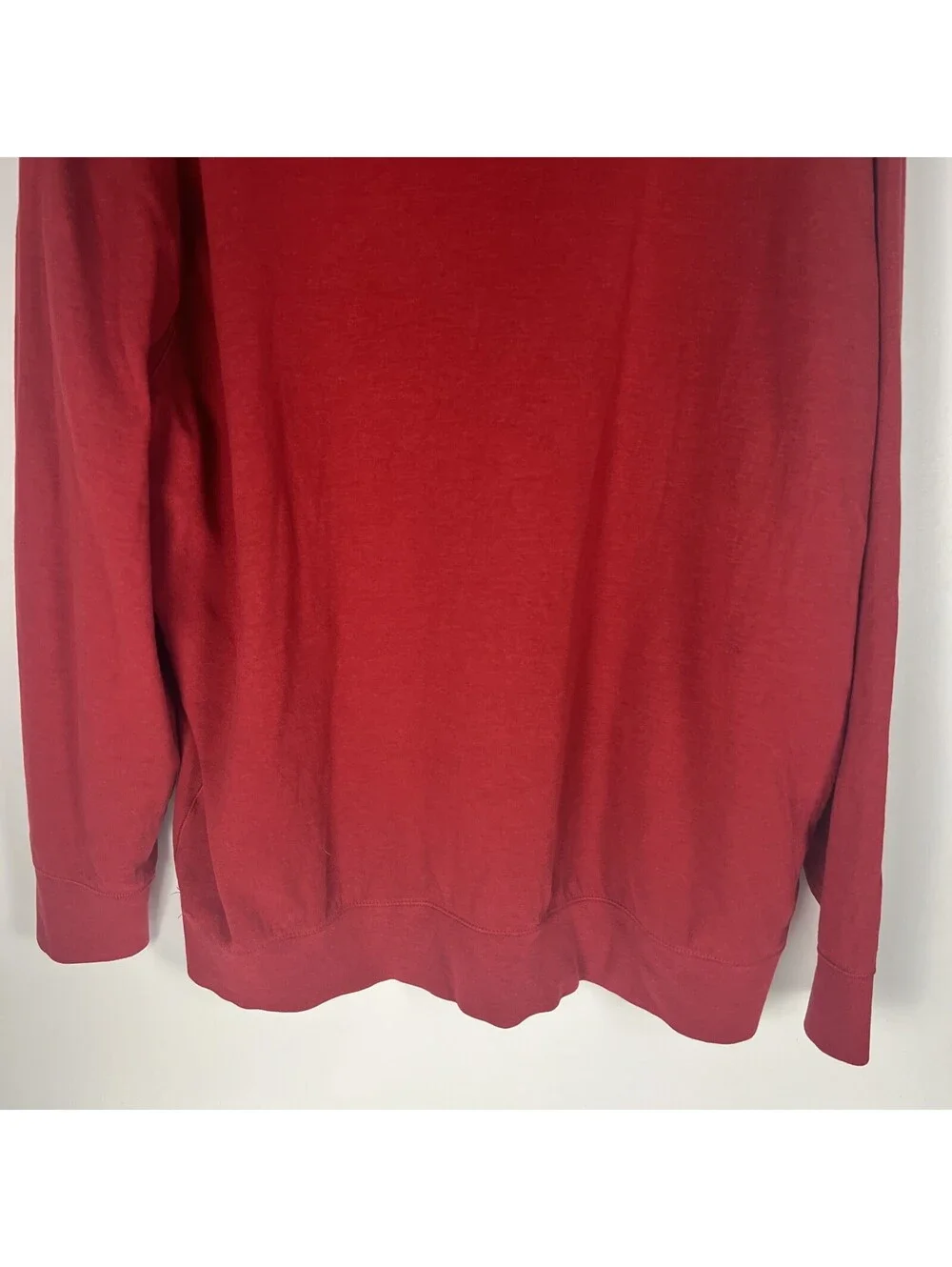 Polo Ralph Lauren Red Quarter Zip Sweatshirt-Men's XXL